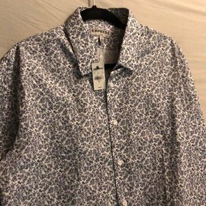 Express long sleeve button up
